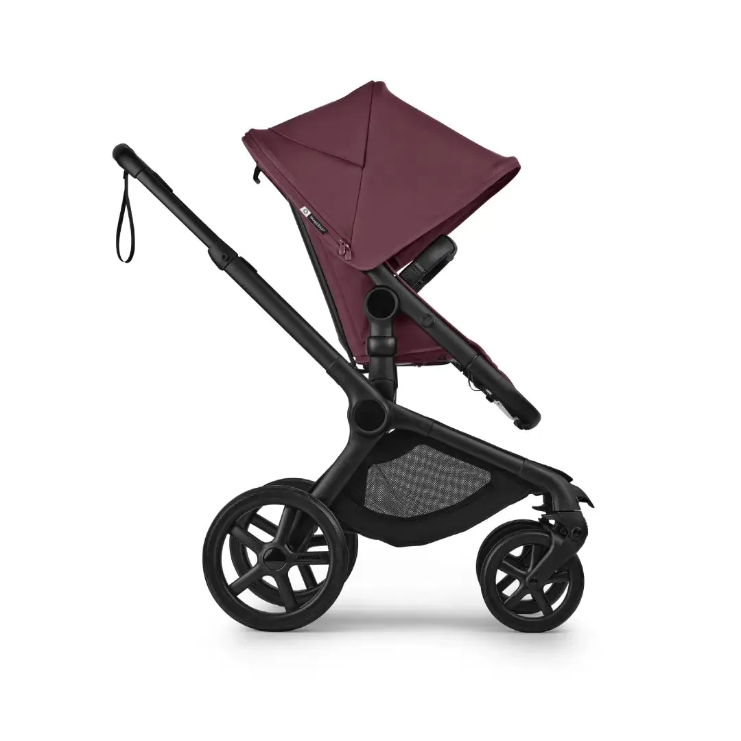 Bugaboo Fox 5 Renew Carrycot And Seat Pushchair - Dark Cherry