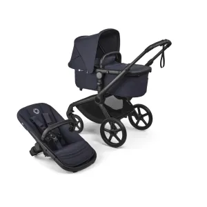Bugaboo Fox 5 Renew Carrycot And Seat Pushchair - Indigo Blue
