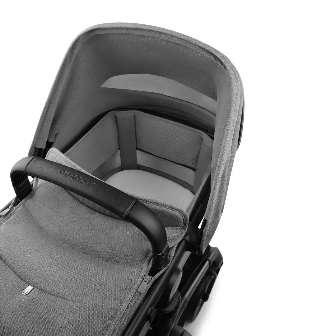 Bugaboo Fox 5 Renew Carrycot And Seat Pushchair - Moon Grey Melange