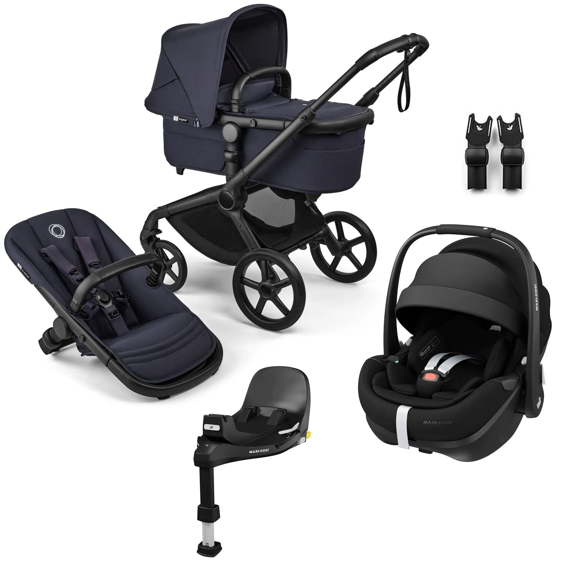 Bugaboo Fox 5 Renew Maxi-Cosi Travel System - Deep Indigo