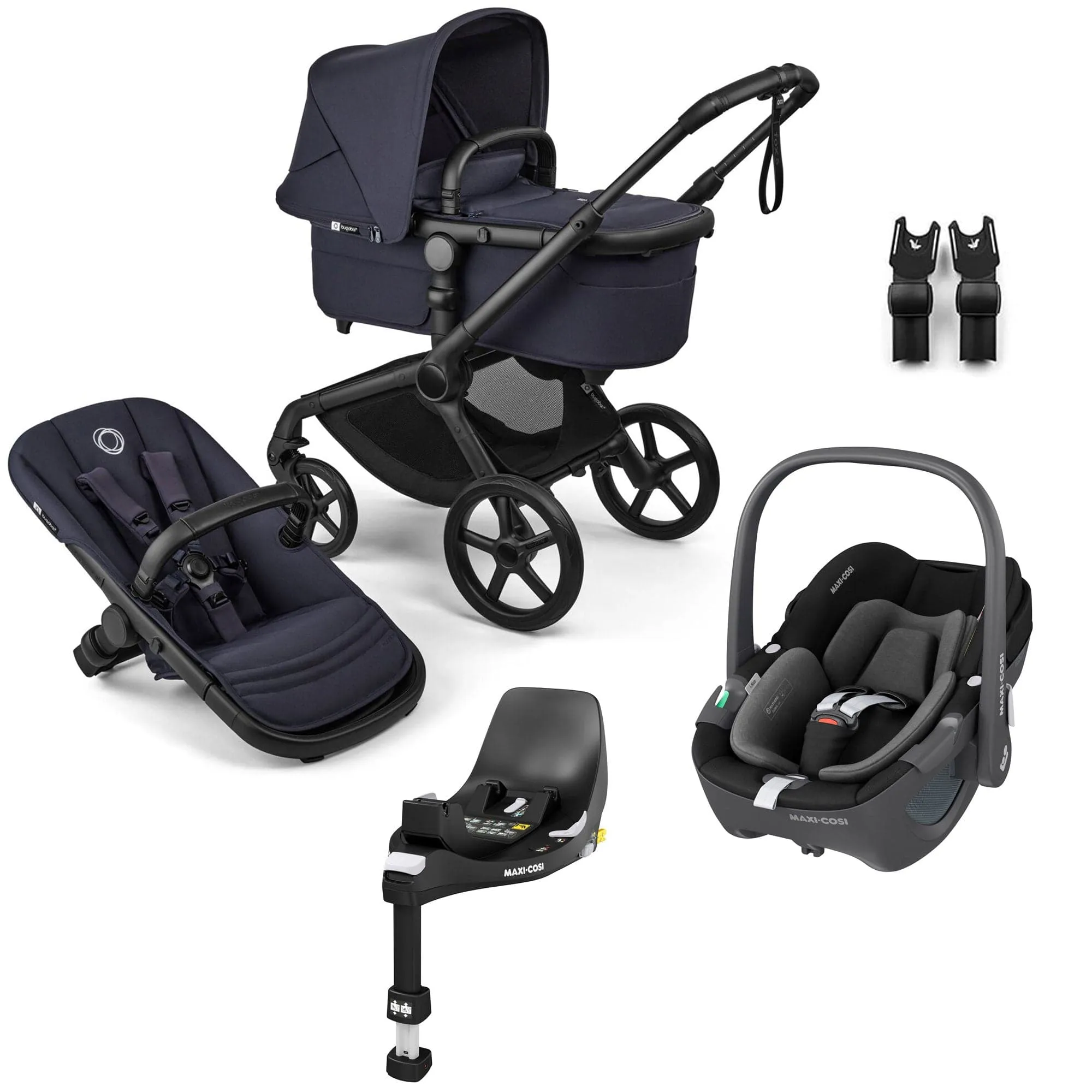 Bugaboo Fox 5 Renew Maxi-Cosi Travel System - Deep Indigo