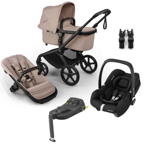 Bugaboo Fox 5 Renew Maxi-Cosi Travel System - Desert Taupe