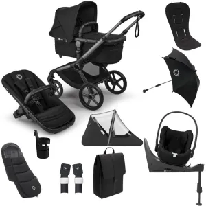 Bugaboo, Fox 5 Renew Travel System Complete with Cybex Cloud T, Black/Heritage Black