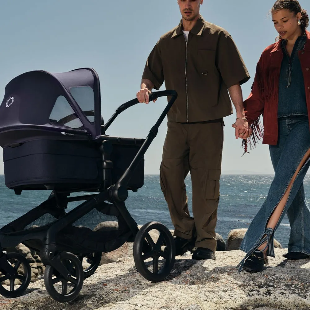 Bugaboo, Fox 5 Renew Travel System with Cybex Cloud T, Black/Deep Indigo
