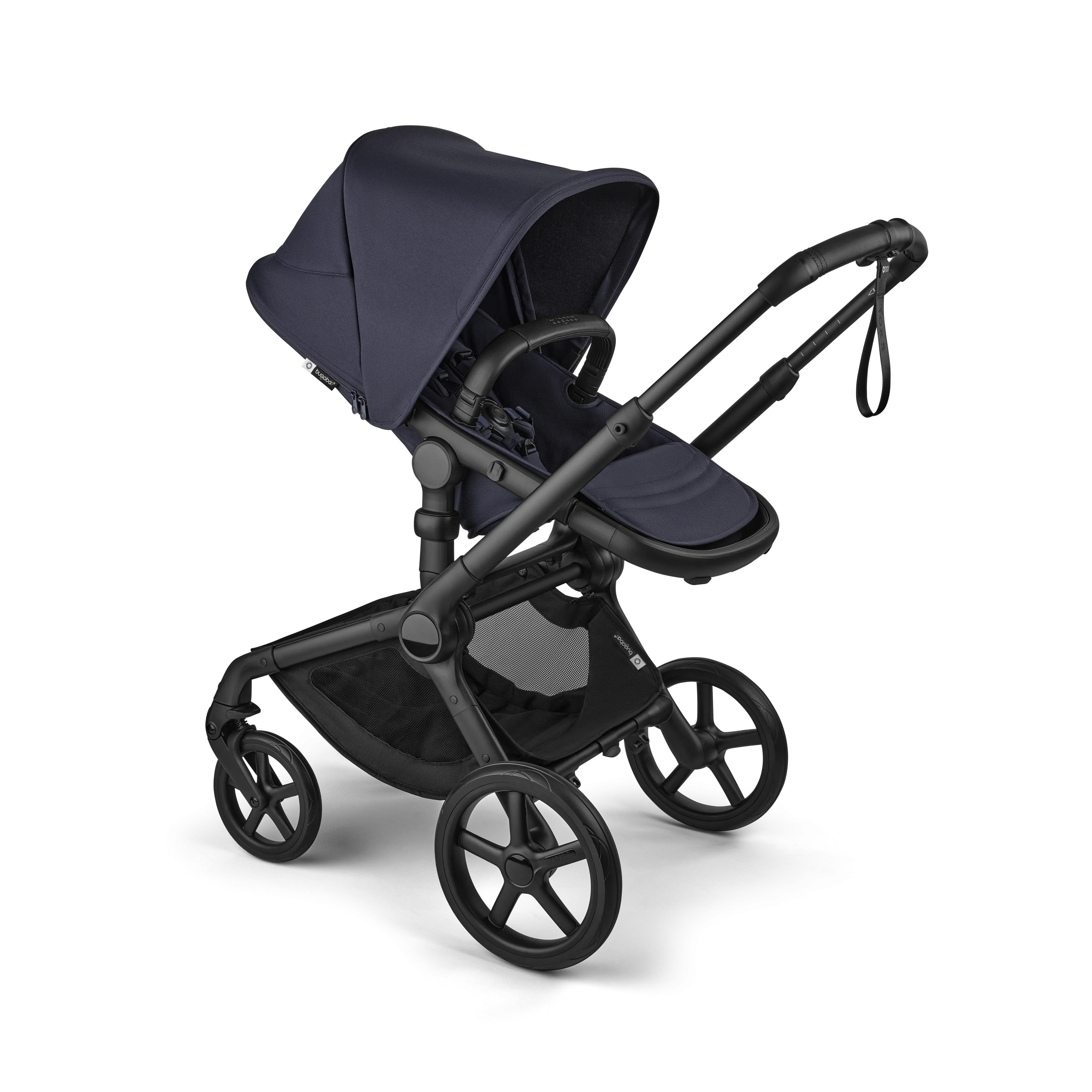 Bugaboo, Fox 5 Renew Travel System with Cybex Cloud T, Black/Deep Indigo