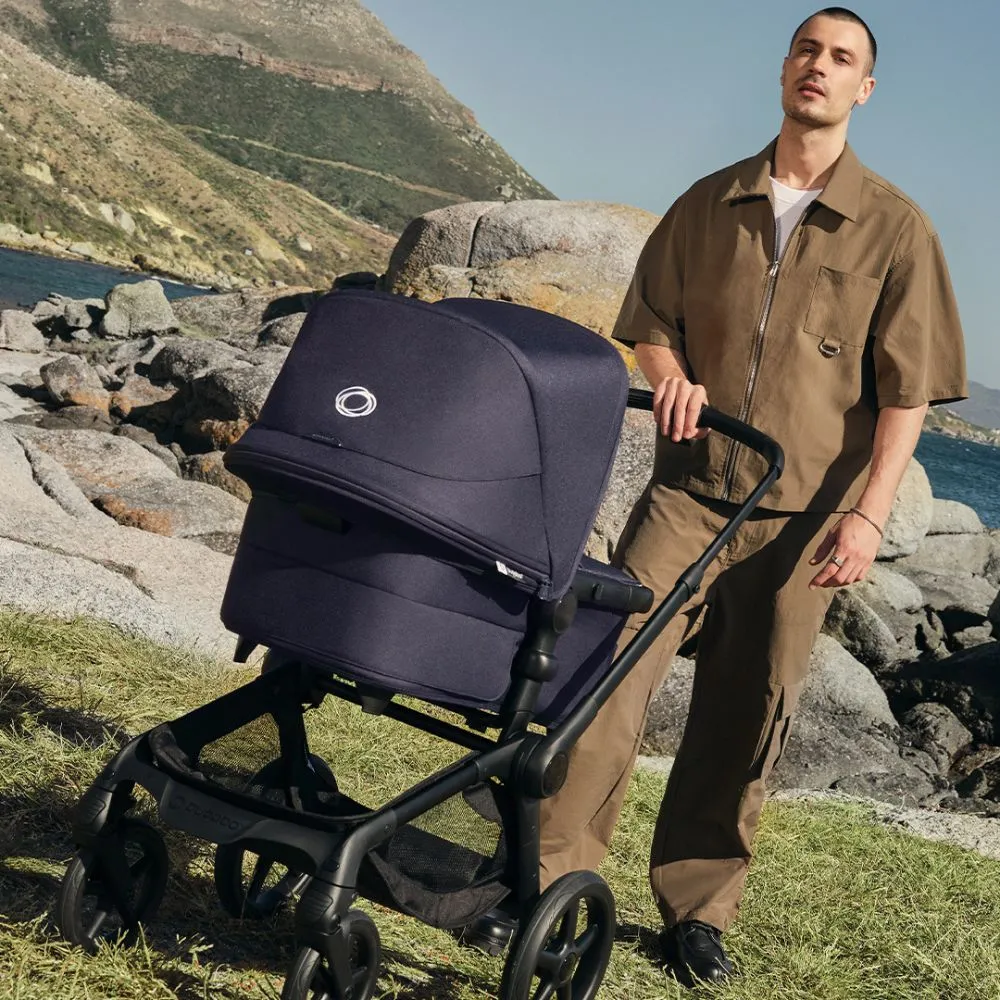 Bugaboo, Fox 5 Renew Travel System with Cybex Cloud T, Black/Deep Indigo