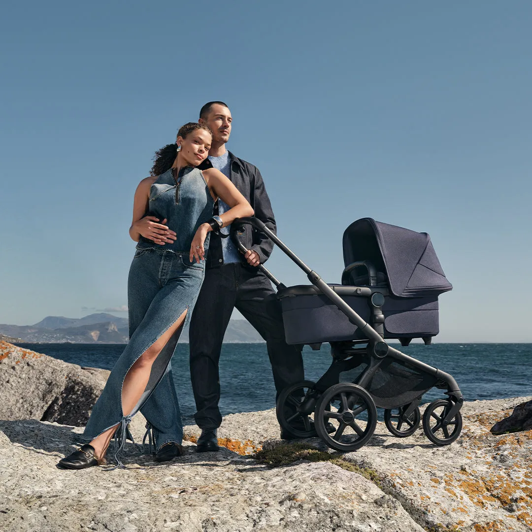 Bugaboo, Fox 5 Renew Travel System with Cybex Cloud T, Black/Deep Indigo