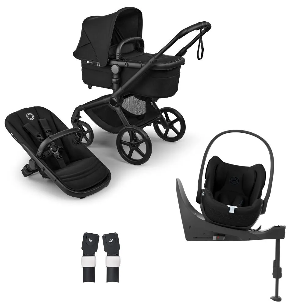 Bugaboo, Fox 5 Renew Travel System with Cybex Cloud T, Black/Heritage Black
