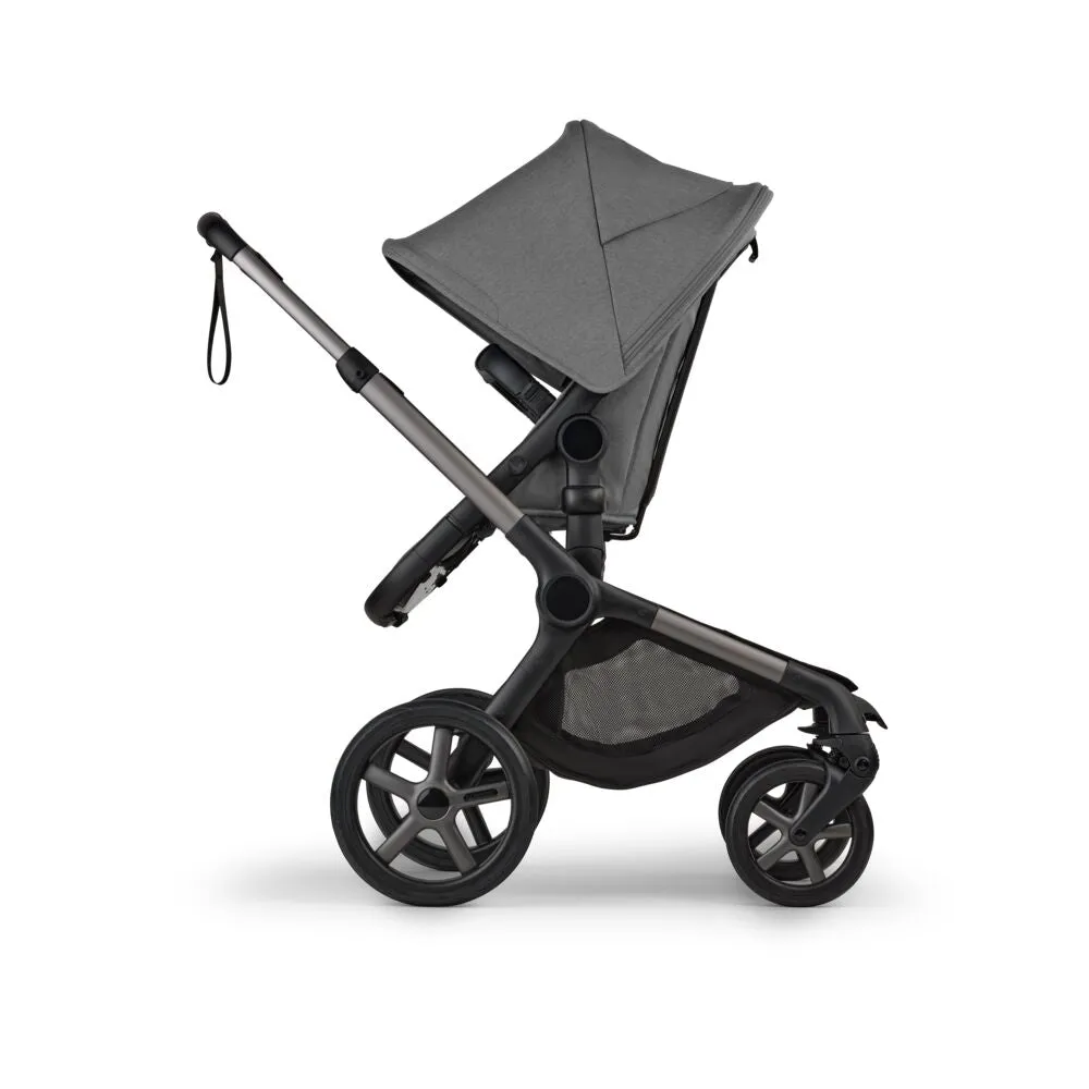 Bugaboo, Fox 5 Renew Travel System with Cybex Cloud T, Graphite/Moon Grey