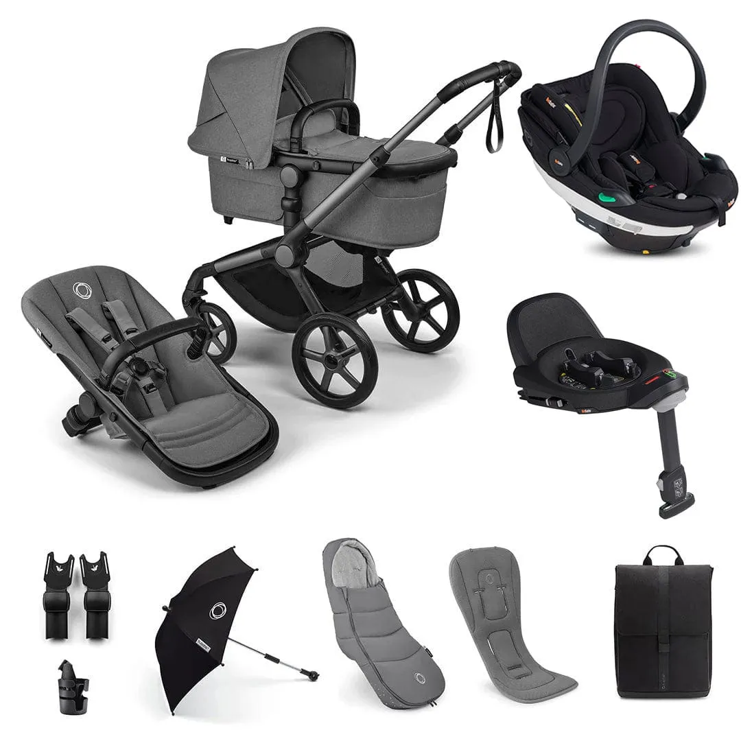 Bugaboo Fox 5 Renew Ultimate BeSafe Bundle - Moon Grey
