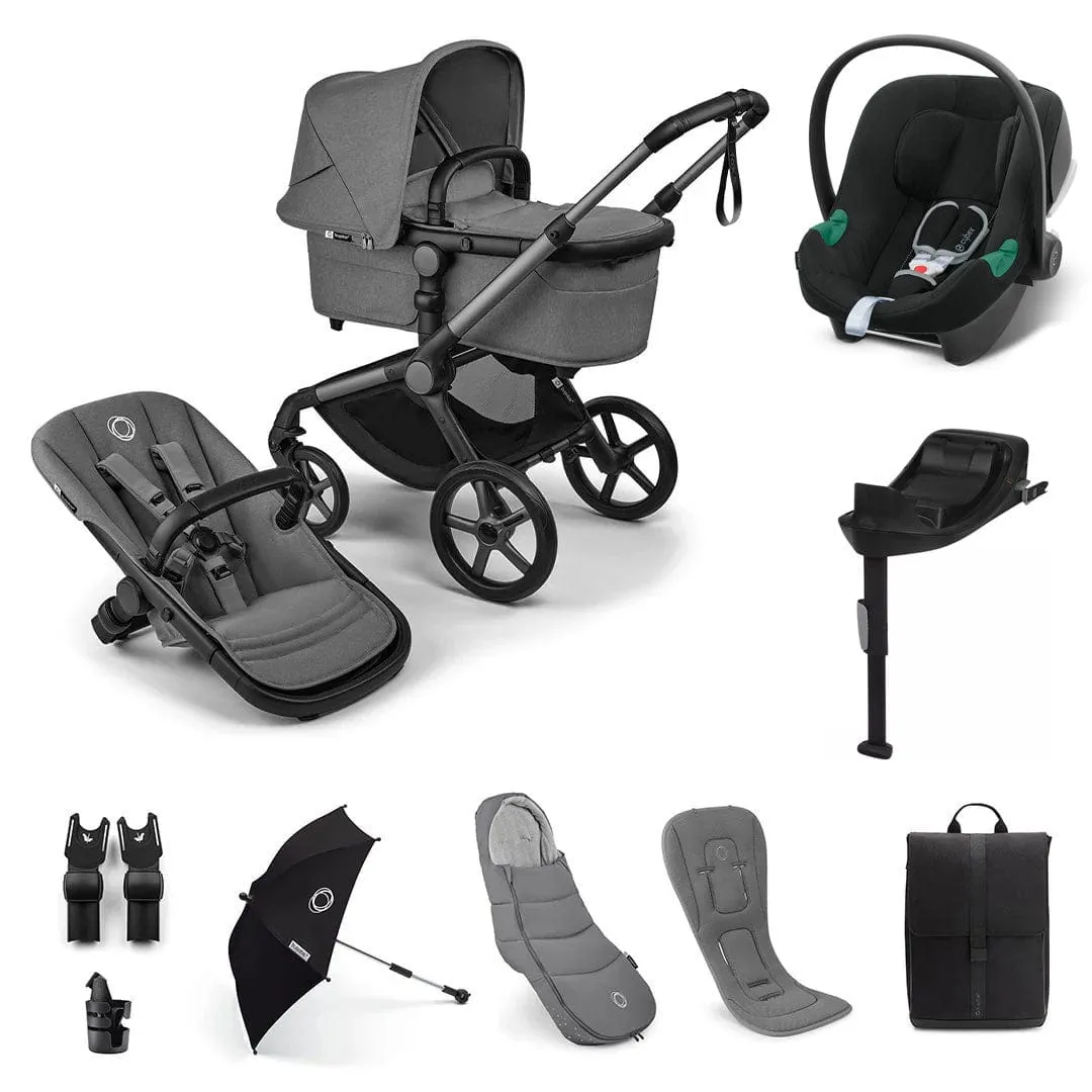Bugaboo Fox 5 Renew Ultimate Cybex Bundle - Moon Grey
