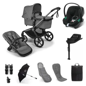 Bugaboo Fox 5 Renew Ultimate Cybex Bundle - Moon Grey