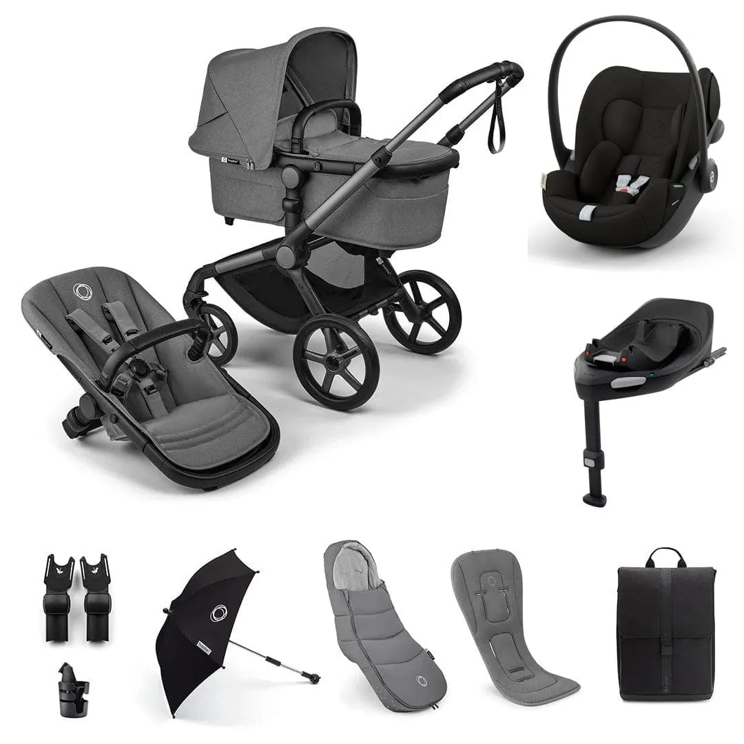 Bugaboo Fox 5 Renew Ultimate Cybex Bundle - Moon Grey