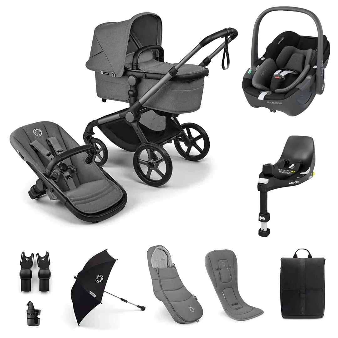 Bugaboo Fox 5 Renew Ultimate Maxi-Cosi Bundle - Moon Grey