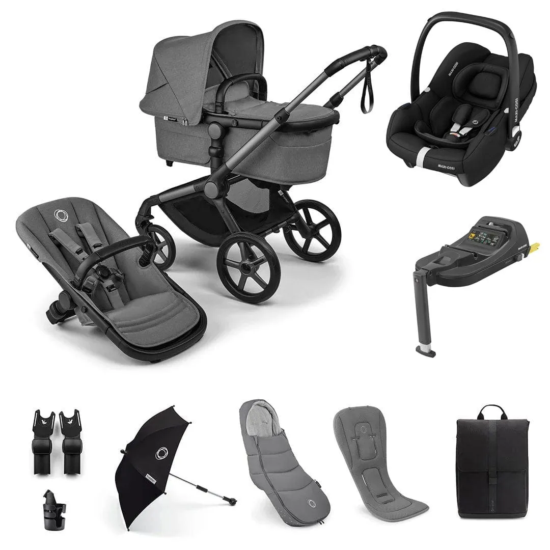 Bugaboo Fox 5 Renew Ultimate Maxi-Cosi Bundle - Moon Grey