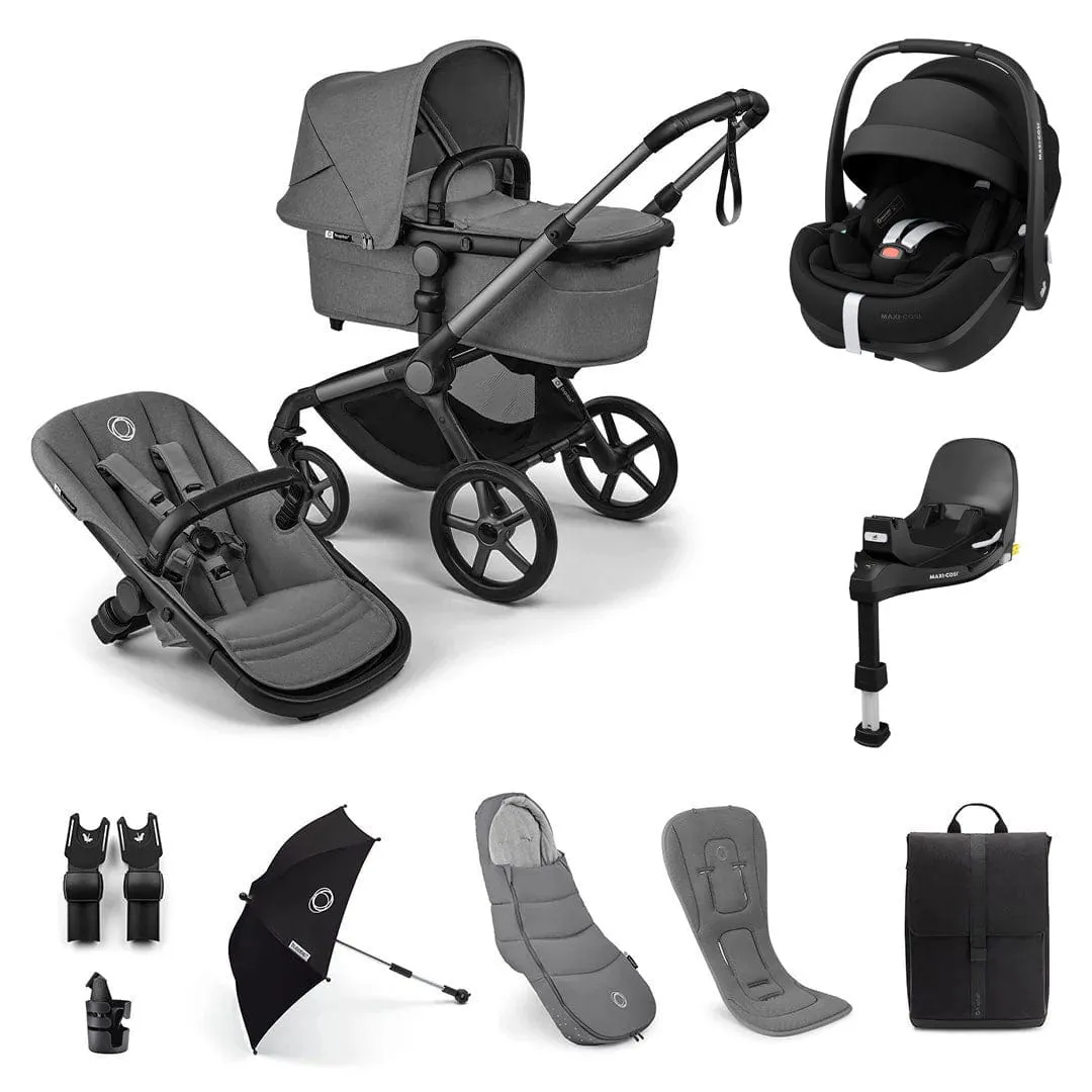 Bugaboo Fox 5 Renew Ultimate Maxi-Cosi Bundle - Moon Grey