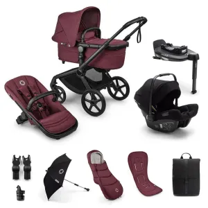 Bugaboo Fox 5 Renew Ultimate Newborn Bundle - Dark Cherry