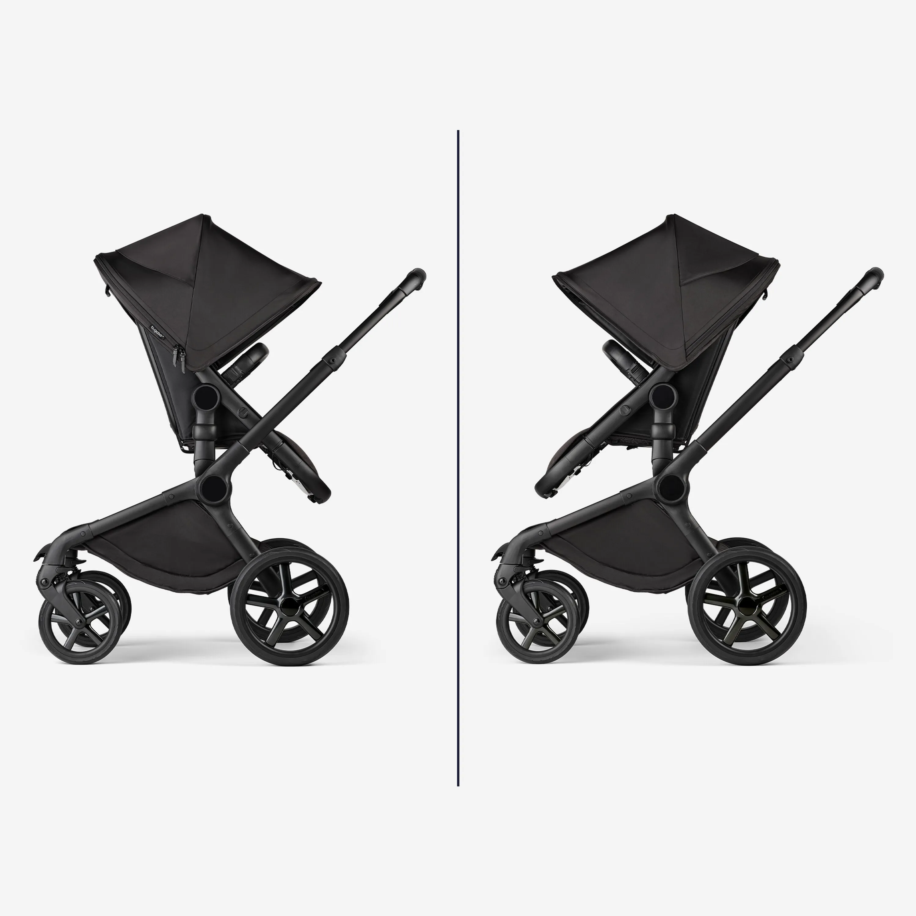 Bugaboo, Fox 5 Travel System Cybex Cloud T, Noir, Moonlight Black