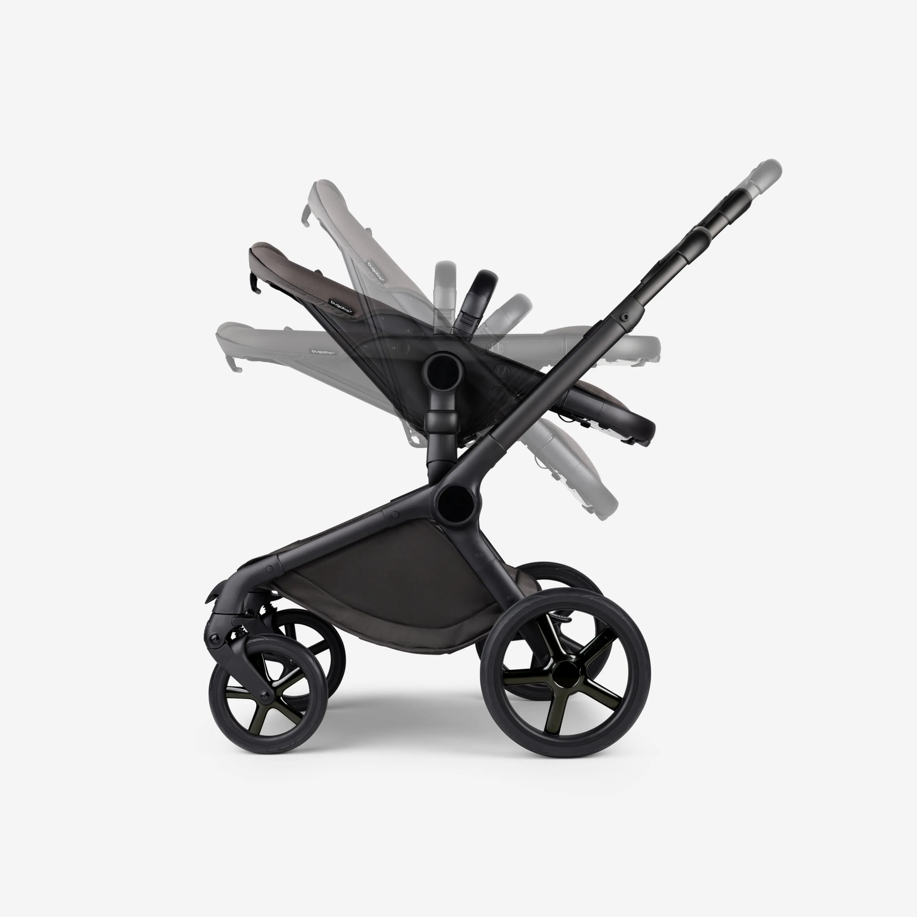 Bugaboo, Fox 5 Travel System Cybex Cloud T, Noir, Moonlight Black