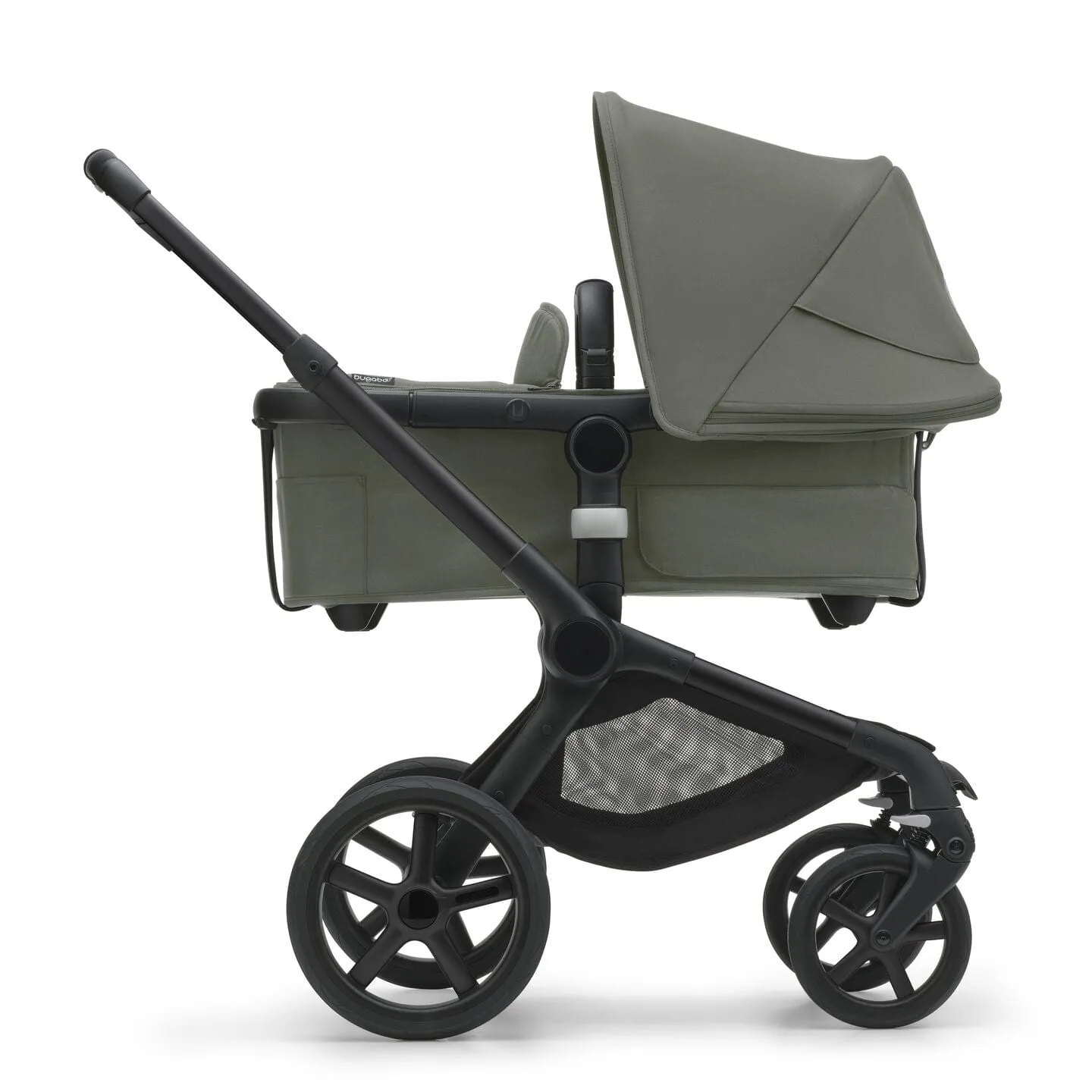 Bugaboo Fox 5, Turtle and Base Travel System - Black/Forest Green