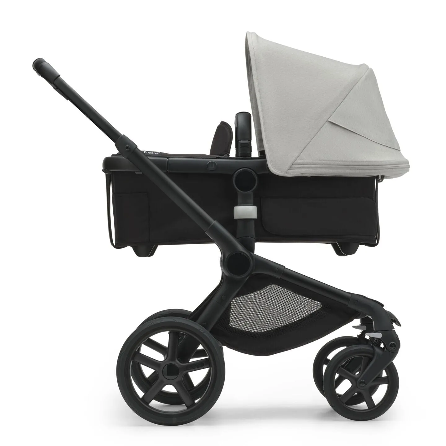 Bugaboo Fox 5, Turtle and Base Travel System - Black/Midnight Black/Misty White