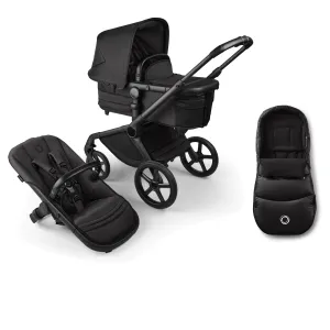Bugaboo Fox 5 with Footmuff, Noir Limited Edition - Black Moonlight