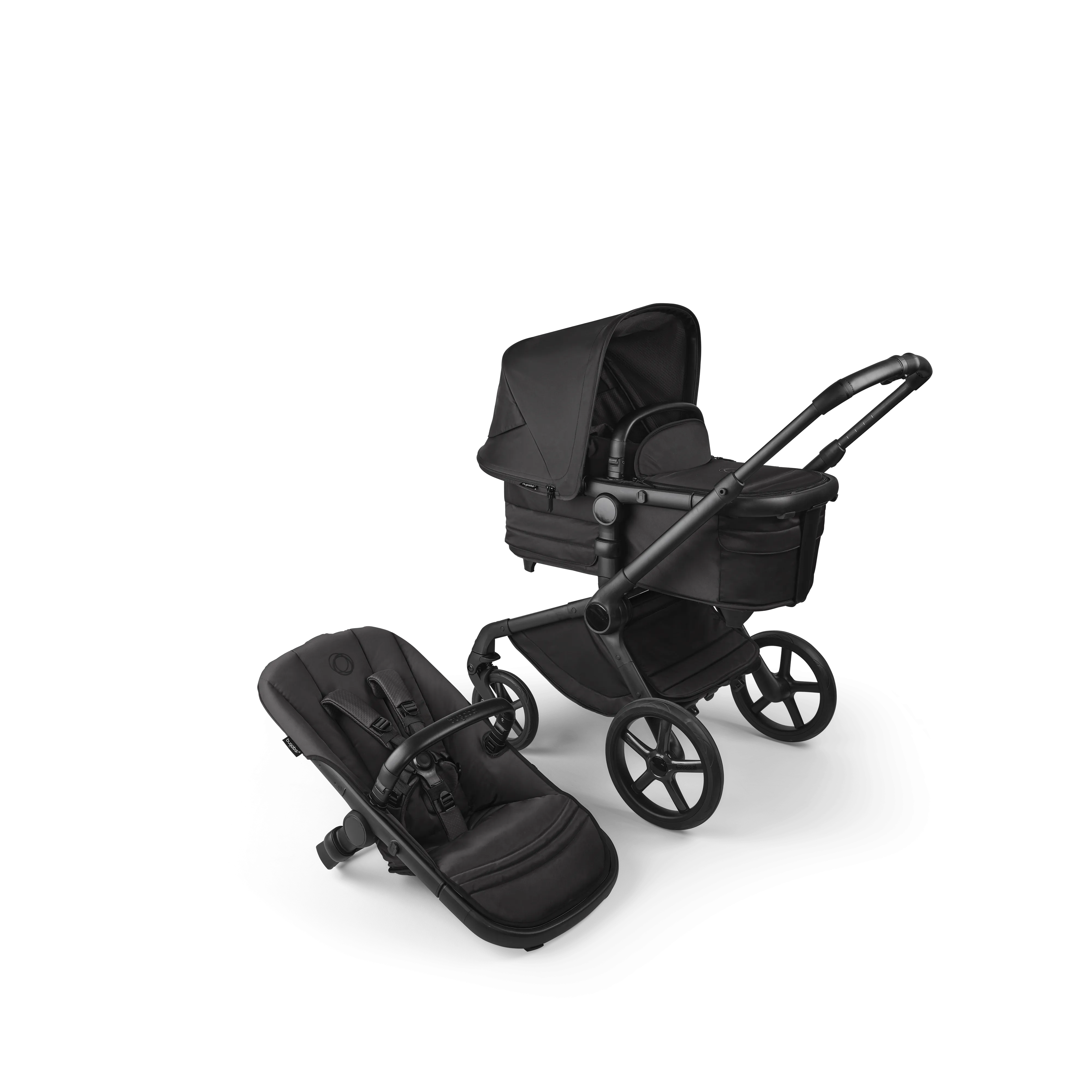 Bugaboo Fox 5 with Footmuff, Noir Limited Edition - Black Moonlight