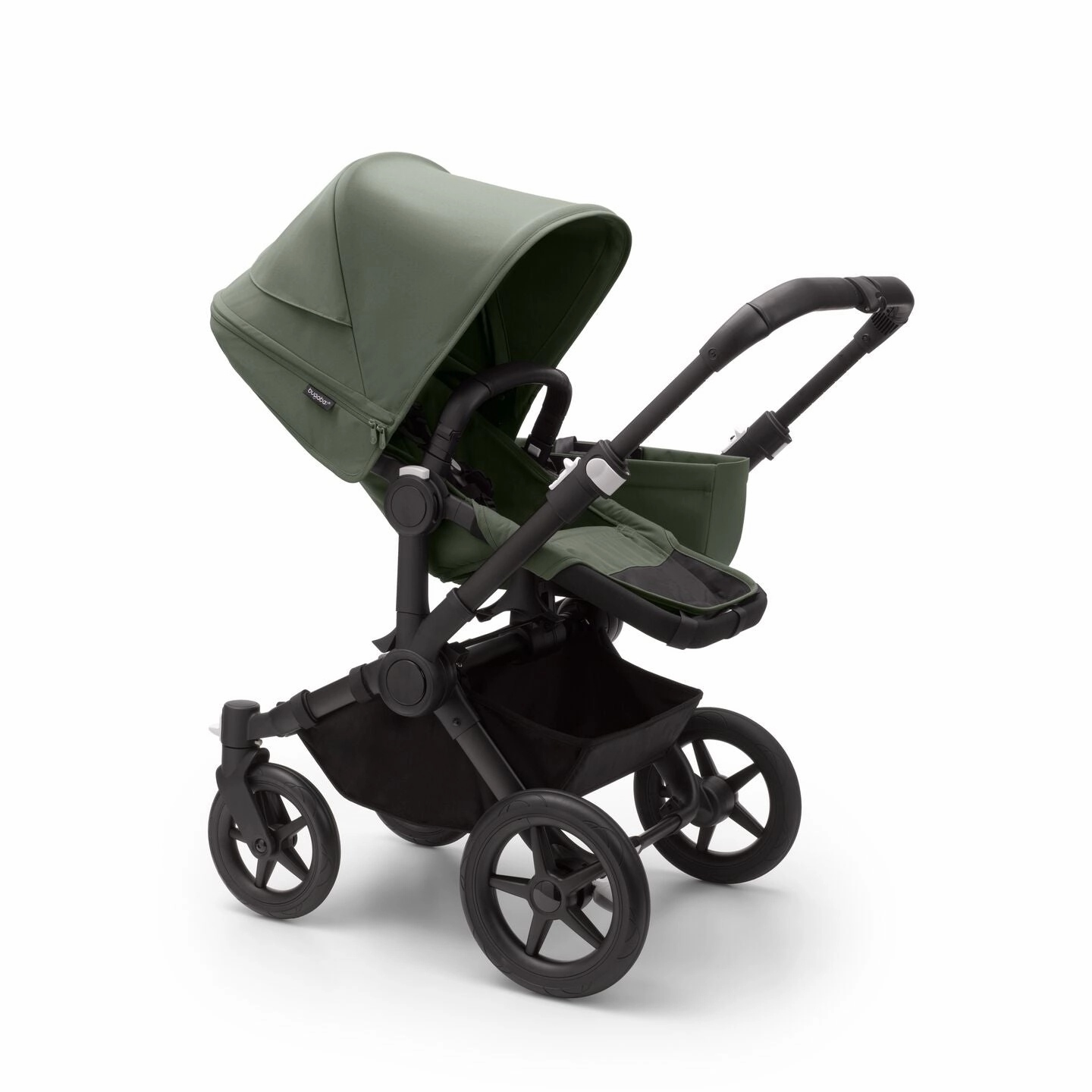 Bugaboo - Donkey 5 Mono Complete - ME BLACK/FOREST GREEN-FOREST GREEN