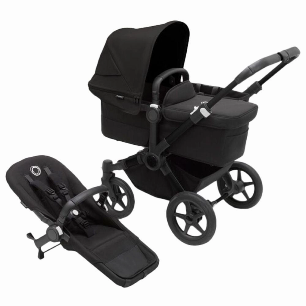 Bugaboo - Donkey 5 Mono Complete - ME BLACK/MIDNIGHT BLACK