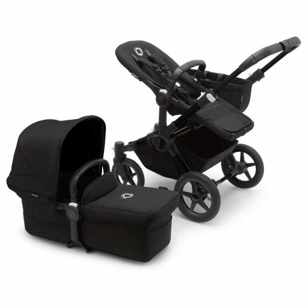 Bugaboo - Donkey 5 Mono Complete - ME BLACK/MIDNIGHT BLACK
