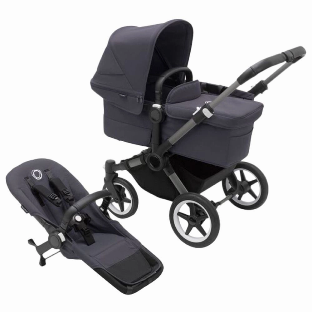 Bugaboo - Donkey 5 Mono Complete - ME GRAPHITE/STORMY BLUE