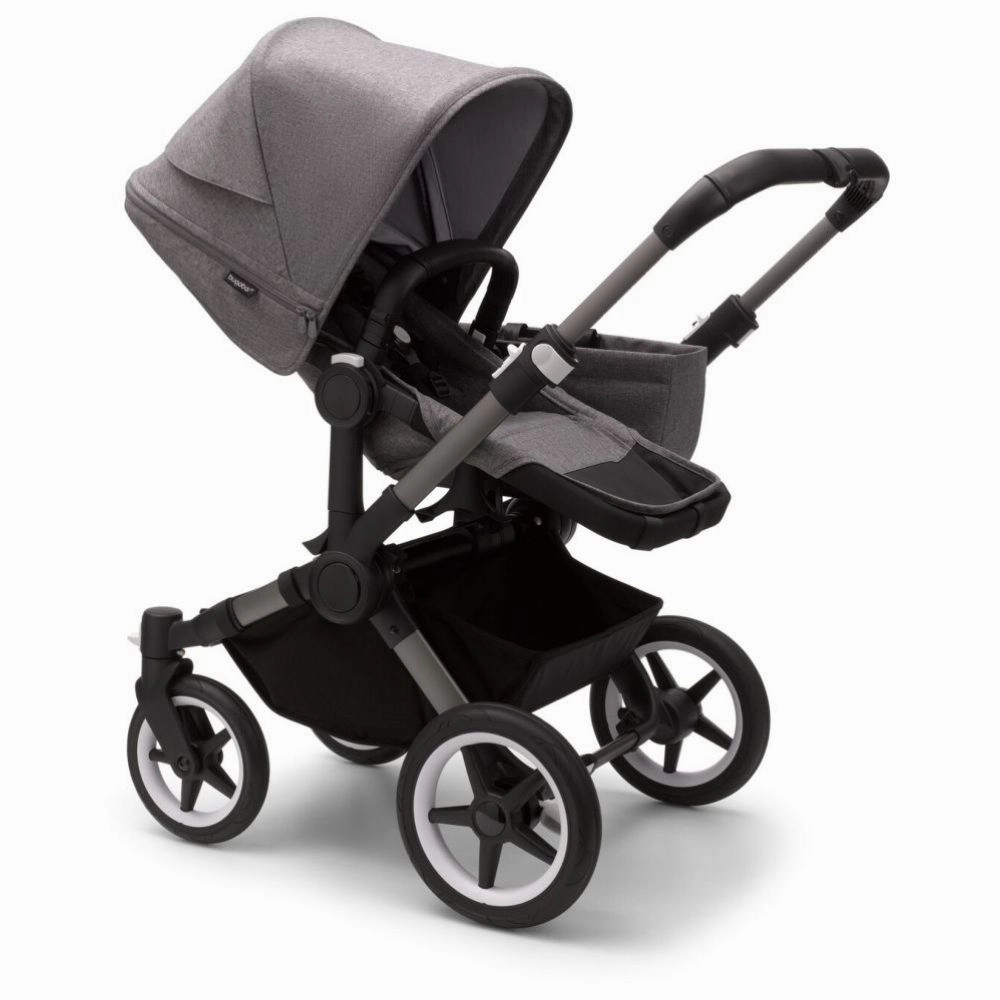 Bugaboo - Donkey 5 Mono Complete ME GRAPHITE/GREY MLANGE