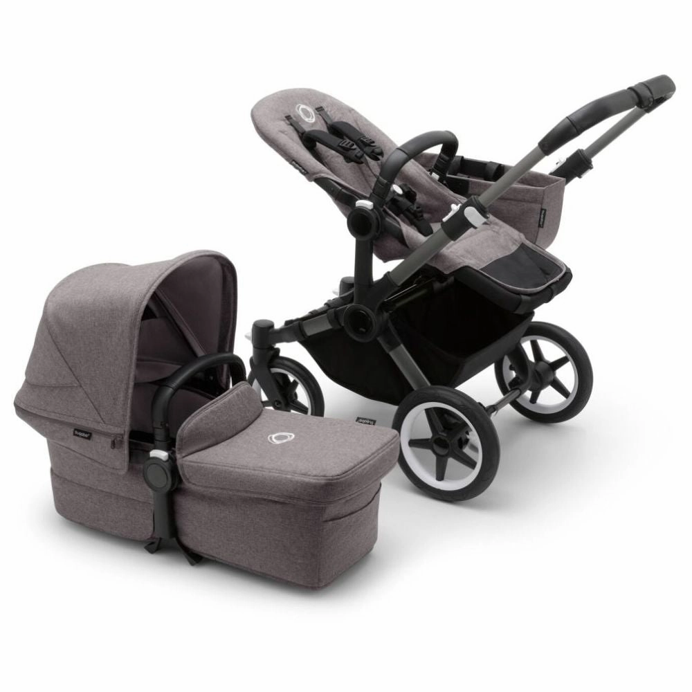 Bugaboo - Donkey 5 Mono Complete ME GRAPHITE/GREY MLANGE