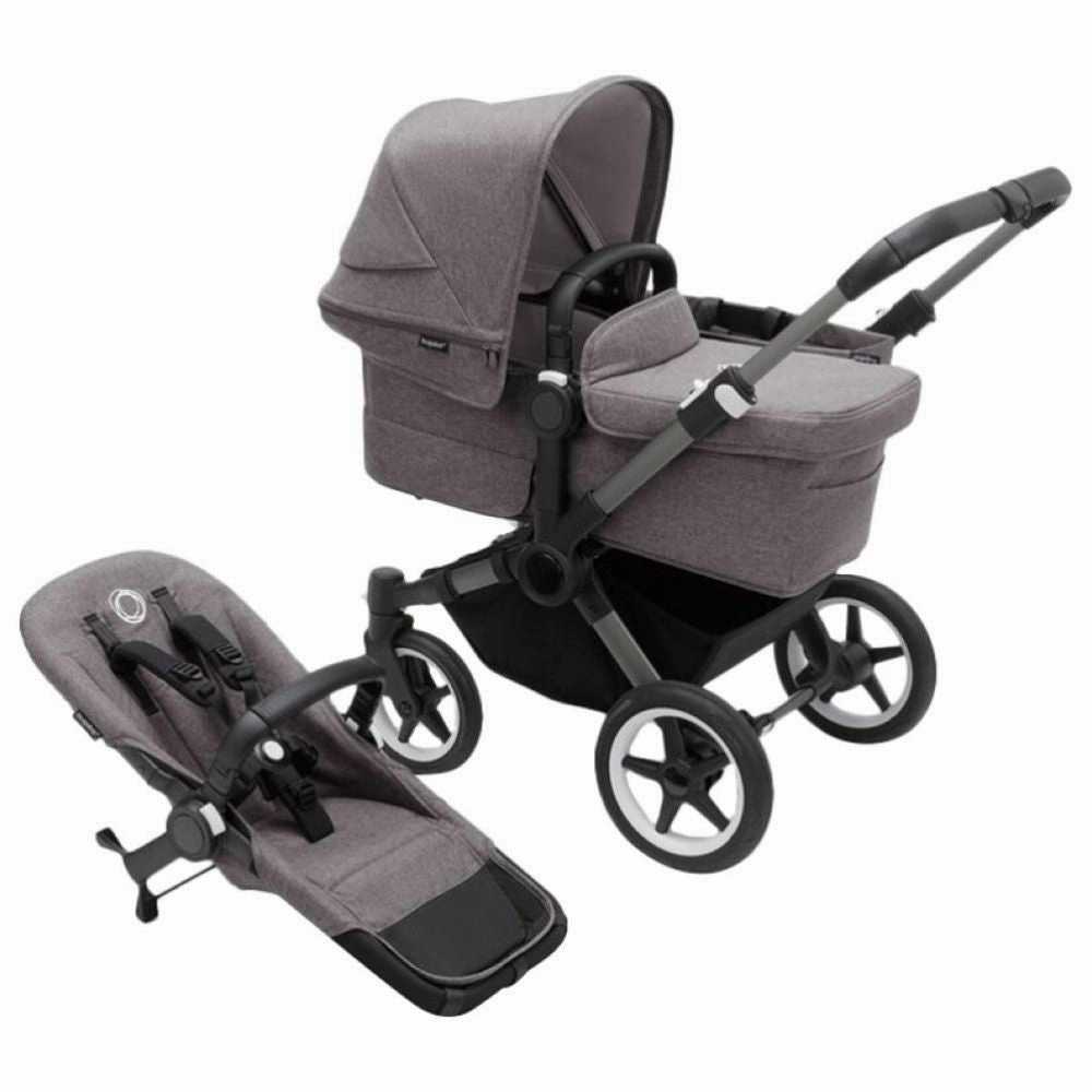 Bugaboo - Donkey 5 Mono Complete ME GRAPHITE/GREY MLANGE