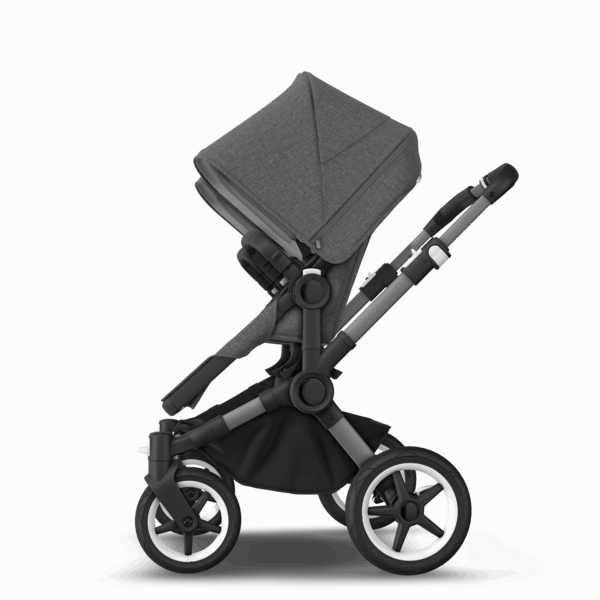 Bugaboo - Donkey 5 Twin Complete Me Travel System - Graphite/Grey Melange