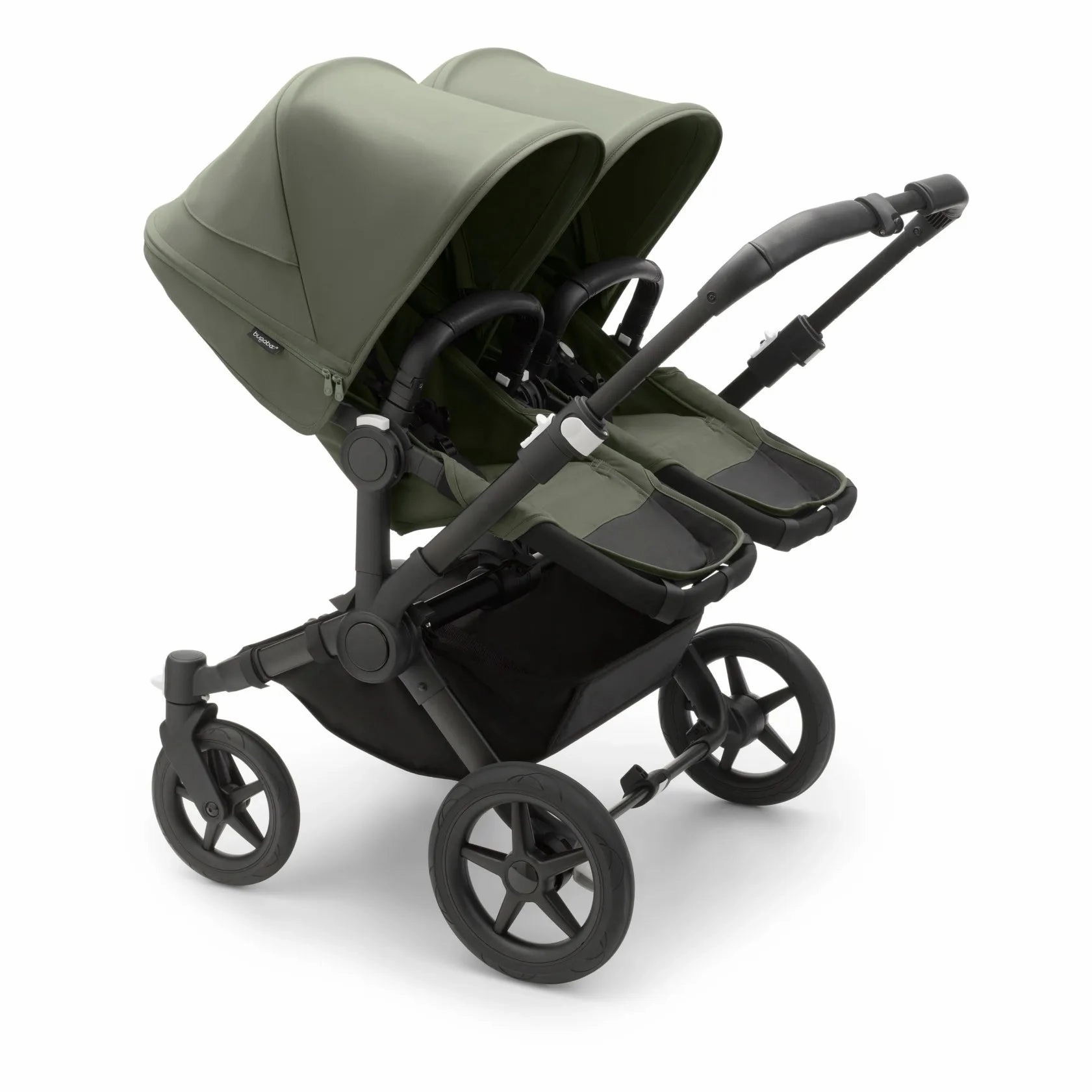 Bugaboo - Donkey 5 Twin Complete Me Travel System -Forest Green