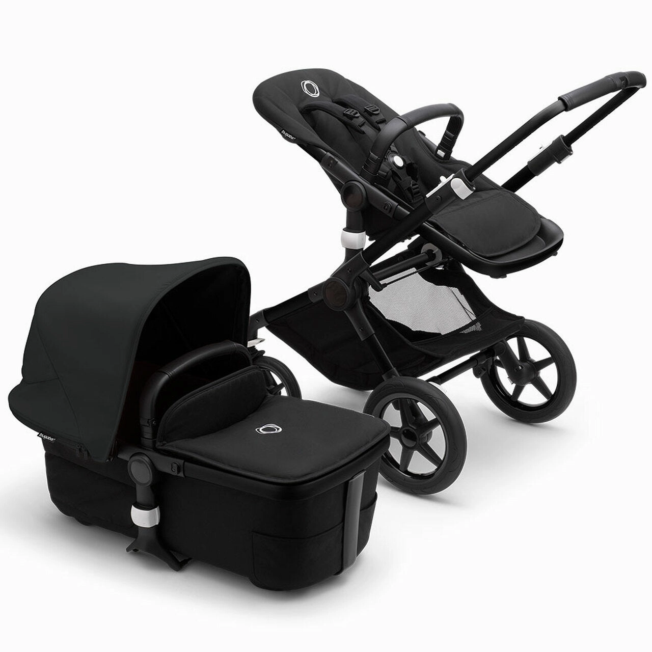 Bugaboo - Fox3 Complete Stroller in Black/Midnight Black-Midnight Black