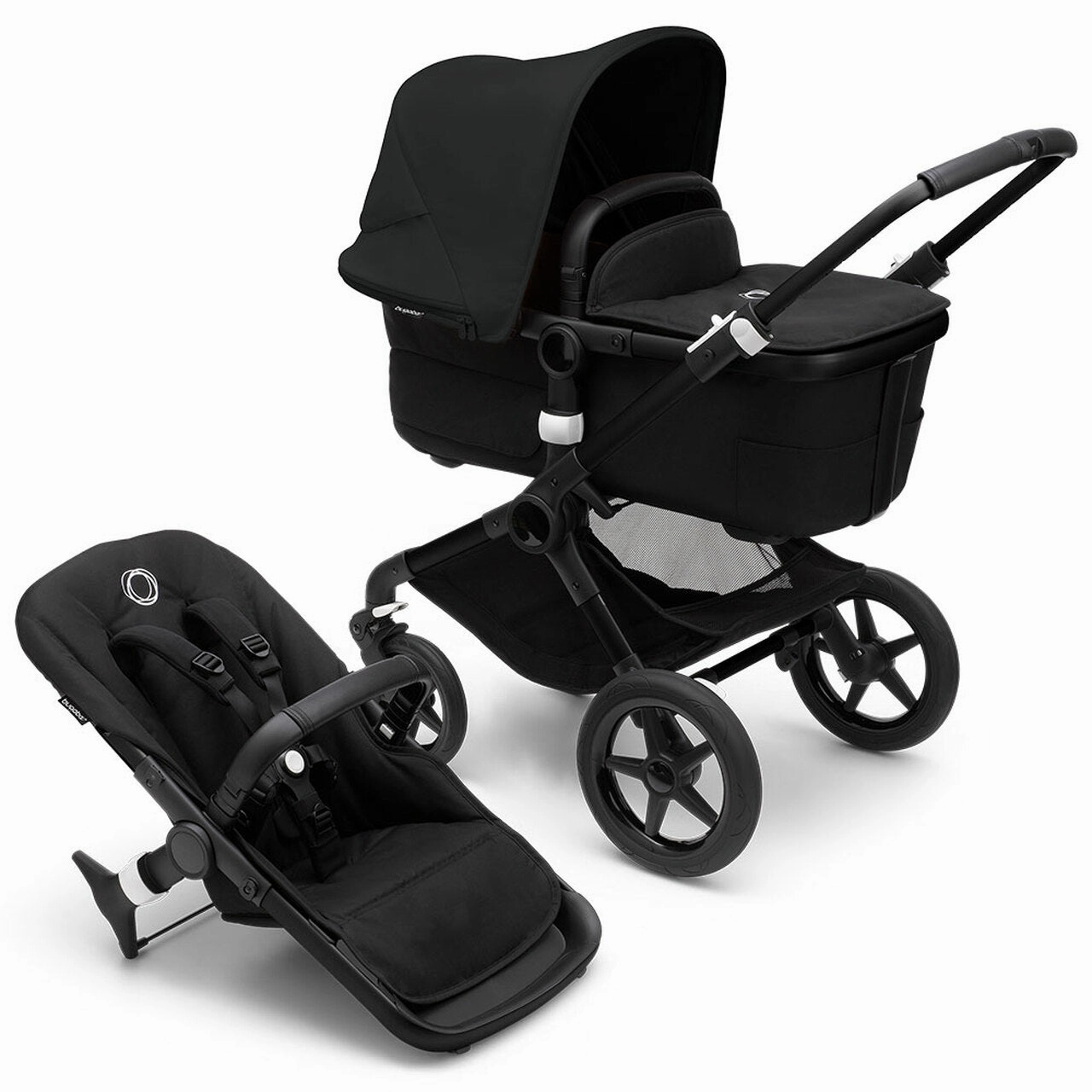 Bugaboo - Fox3 Complete Stroller in Black/Midnight Black-Midnight Black