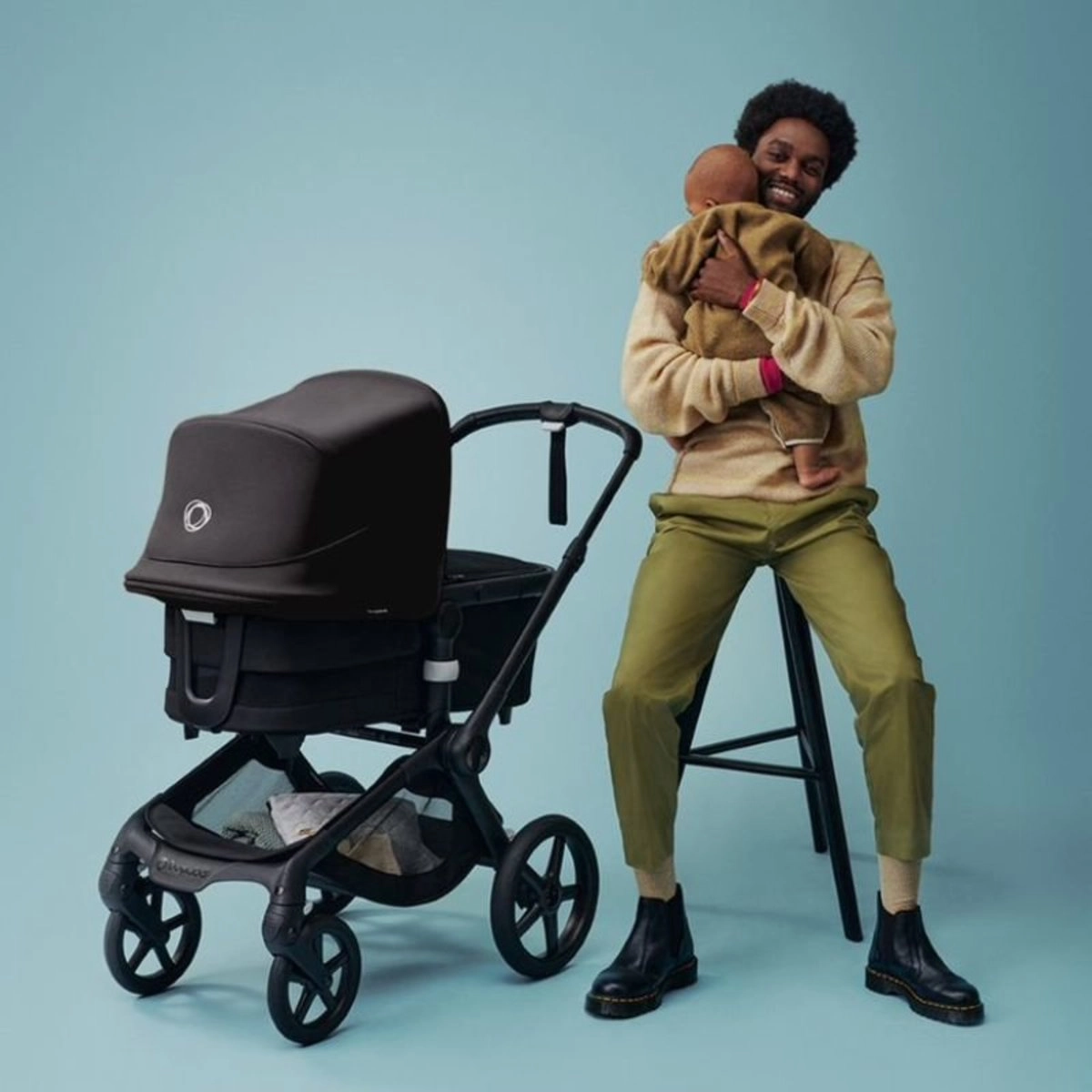 Bugaboo - Fox 5 Complete Stroller -  Black/Midnight Black