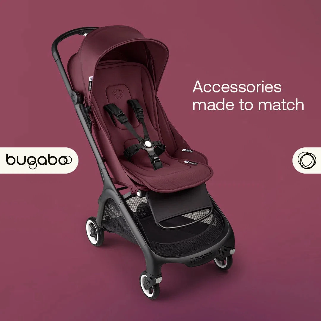 Bugaboo Butterfly Pushchair - Black/Dark Cherry