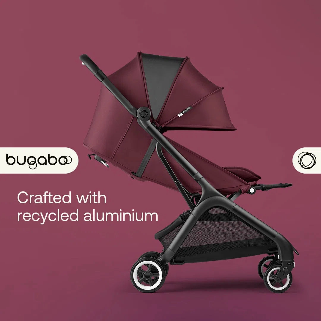 Bugaboo Butterfly Pushchair - Black/Dark Cherry