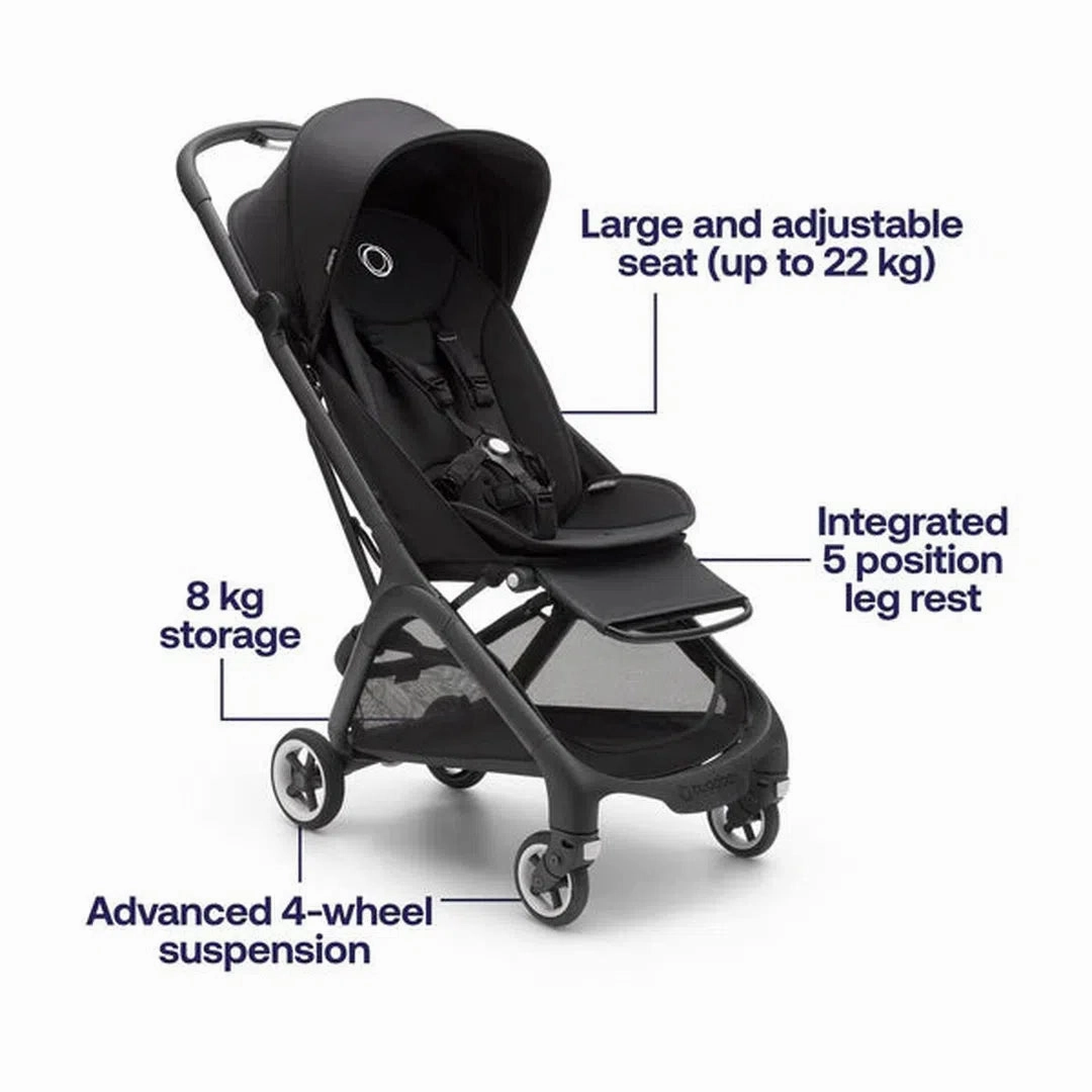 Bugaboo Butterfly Pushchair - Midnight Black