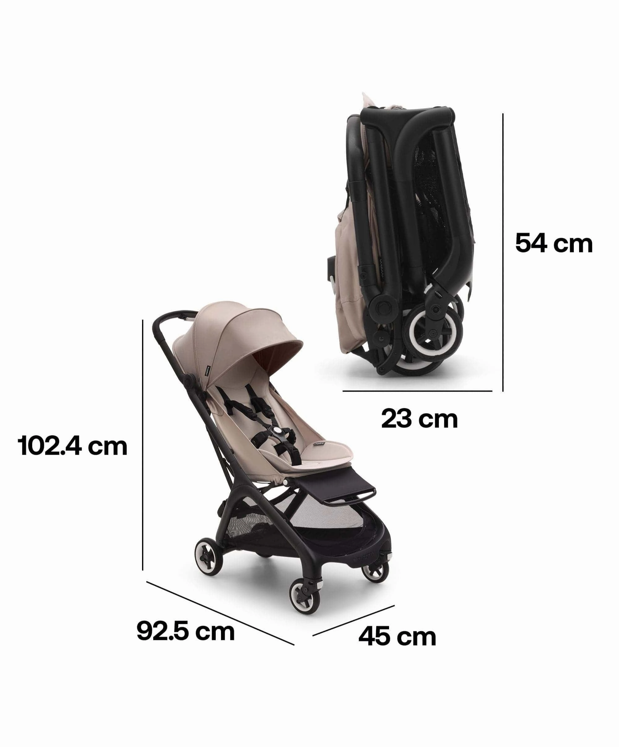 Bugaboo Butterfly Stroller - Taupe