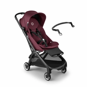 Bugaboo Butterfly Stroller with Bumper Bar - Dark Cherry