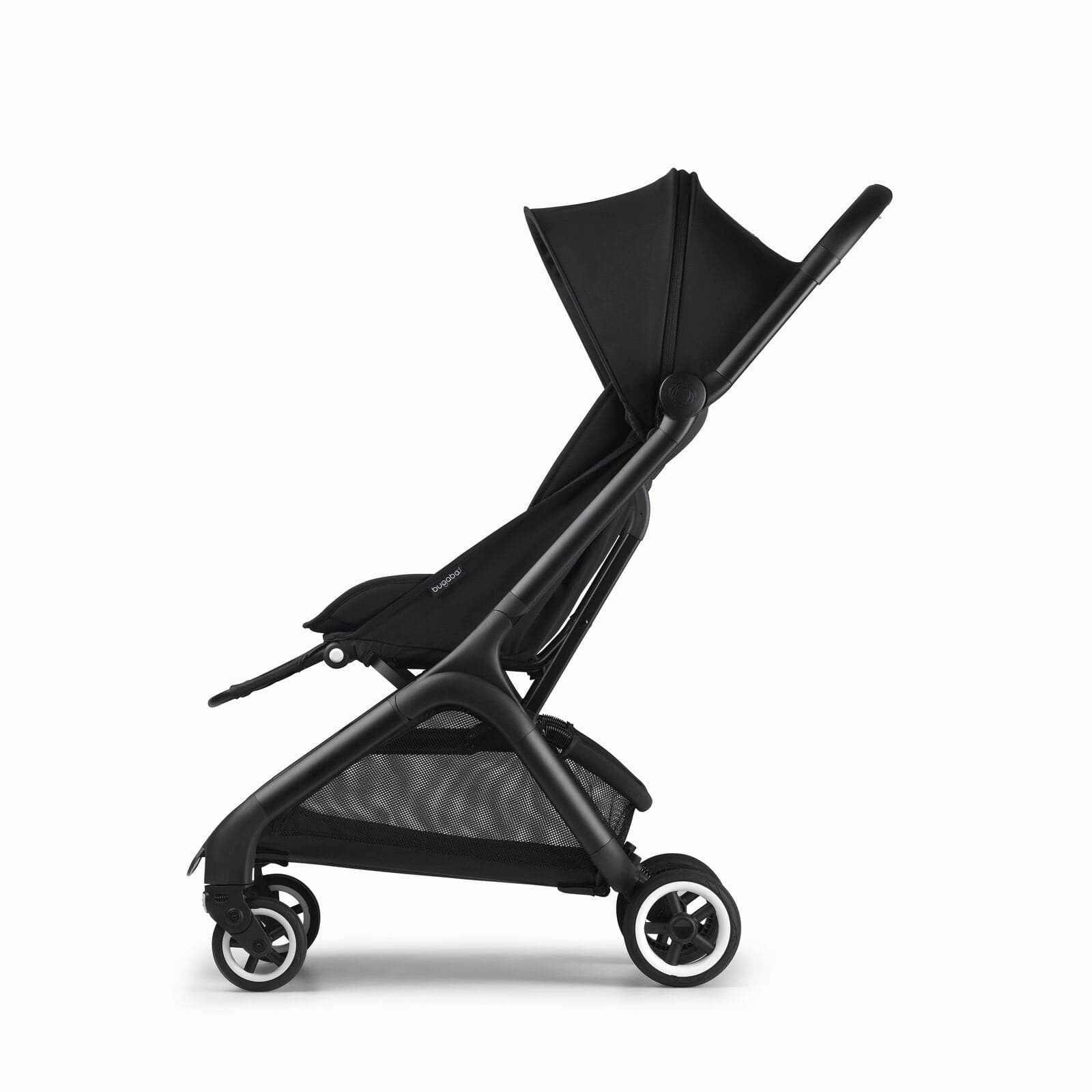 Bugaboo Butterfly Stroller with Travel Bag & Bumper Bar - Midnight Black