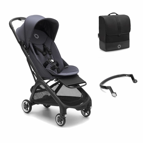Bugaboo Butterfly Stroller with Travel Bag & Bumper Bar - Stormy Blue