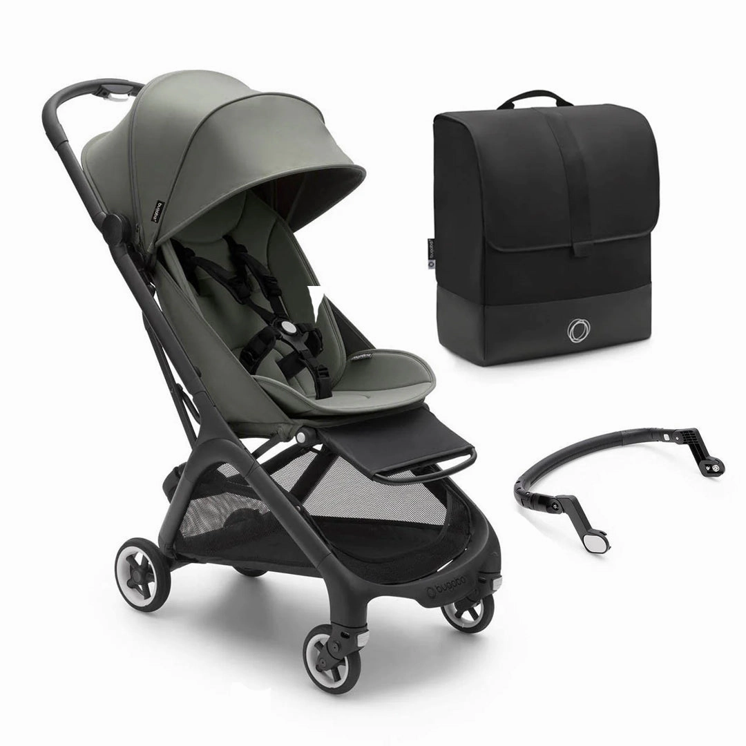 Bugaboo Butterfly Travel Pushchair - Black/Forest Green