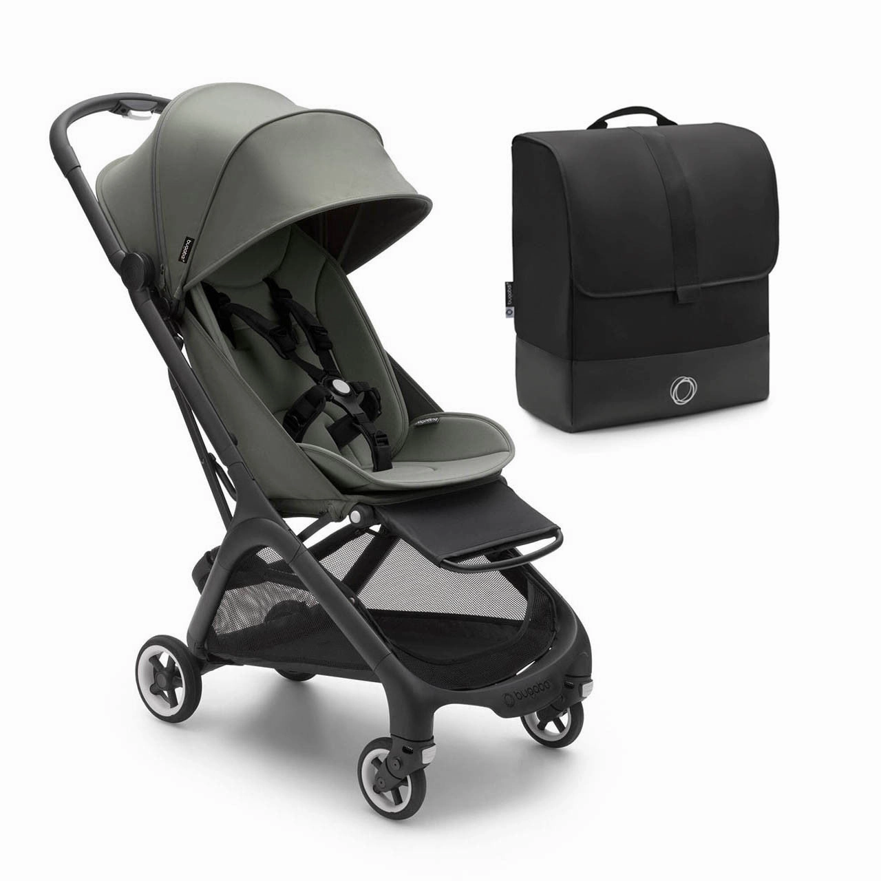 Bugaboo Butterfly Travel Pushchair - Black/Forest Green