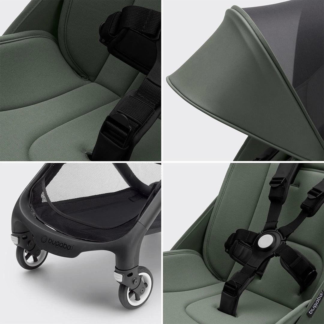 Bugaboo Butterfly Travel Pushchair - Black/Forest Green