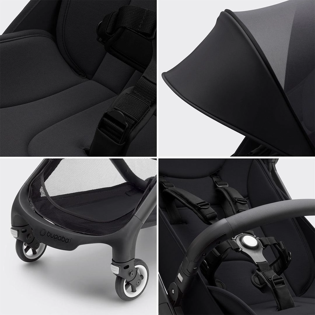 Bugaboo Butterfly Travel Pushchair - Black/Midnight Black